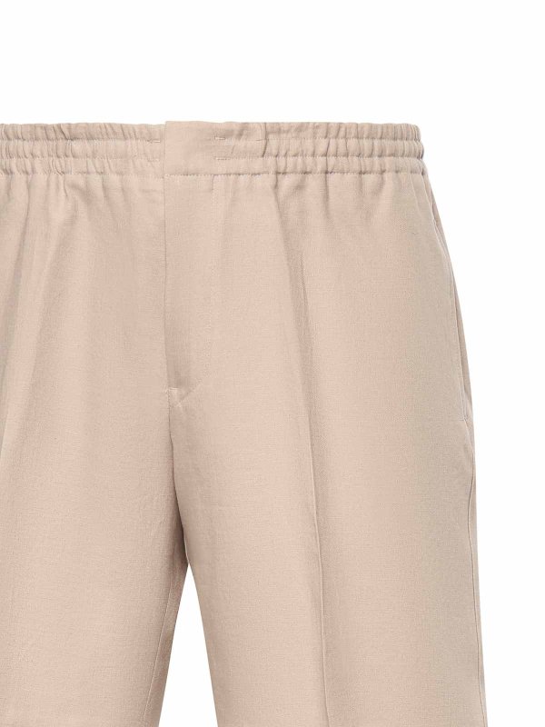 The Best Shops ZEGNA: トラウザーショーツ - ショートパンツ - ベージュ