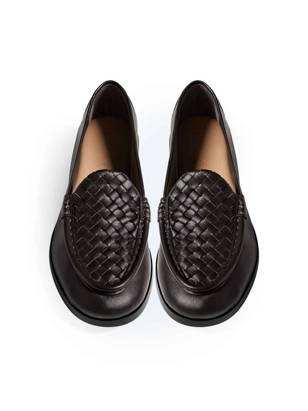 The Best Shops BOTTEGA VENETA: ロファー＆スリッパ - ローファー - ブラウン