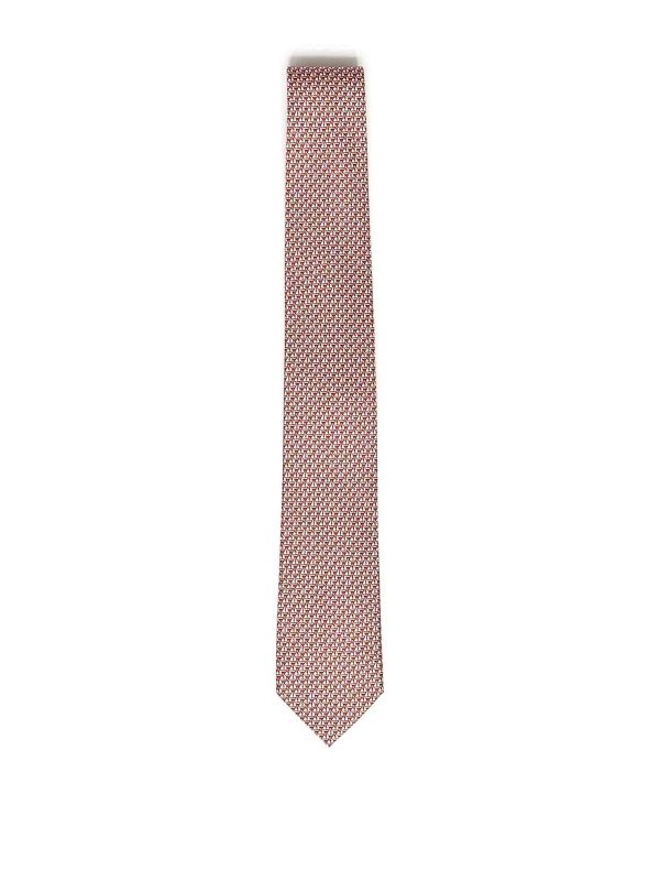 SALVATORE FERRAGAMO: ネクタイ＆蝶ネクタイ - ネクタイ - オレンジ