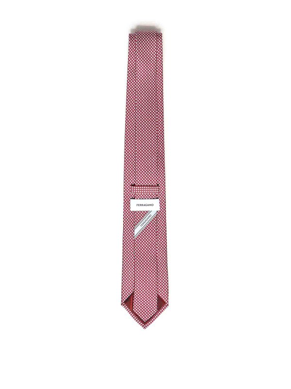 SALVATORE FERRAGAMO: Corbatas y pajaritas online - Corbata - Rojo