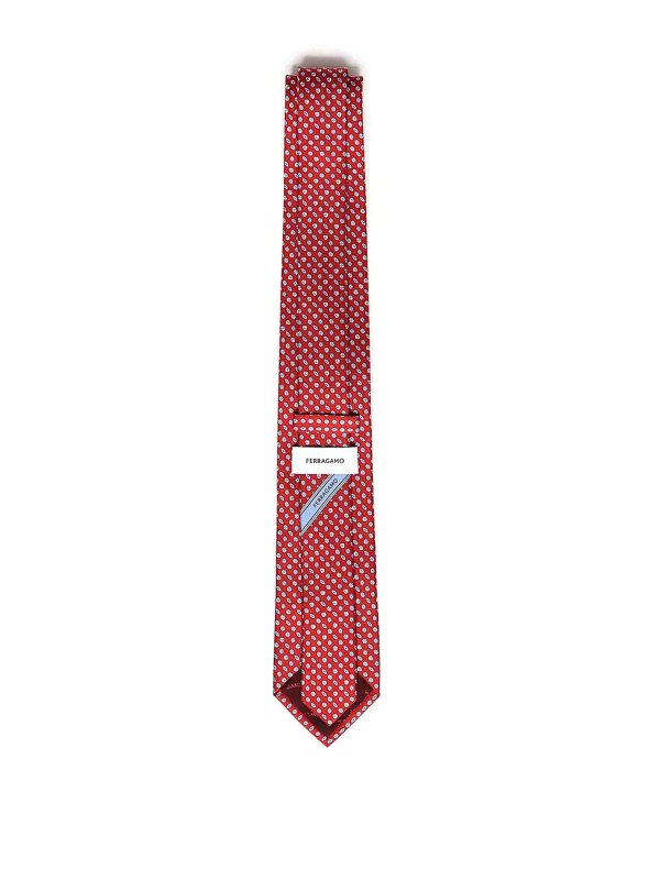 SALVATORE FERRAGAMO: Corbatas y pajaritas online - Corbata - Rojo