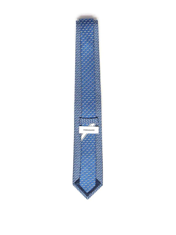 SALVATORE FERRAGAMO: Corbatas y pajaritas online - Corbata - Azul