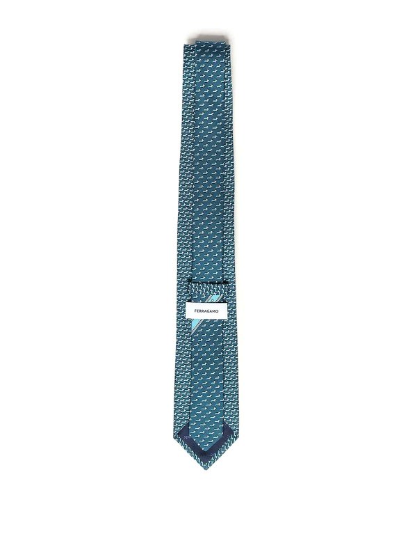 SALVATORE FERRAGAMO: Corbatas y pajaritas online - Corbata - Negro