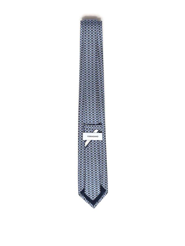 SALVATORE FERRAGAMO: Corbatas y pajaritas online - Corbata - Azul