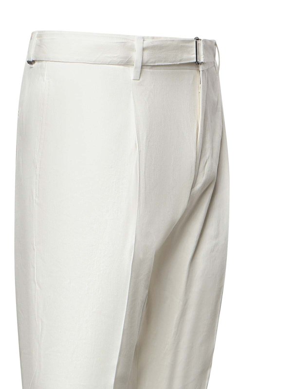 The Best Shops BEABLE: Casual Hosen - Casual Hose - Weiß