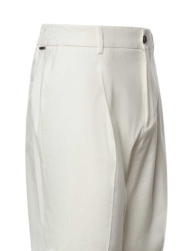 The Best Shops BEABLE: Casual Hosen - Casual Hose - Weiß
