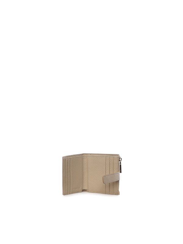 The Best Shops COCCINELLE: wallets & purses - Metallic Soft Mini Wallet