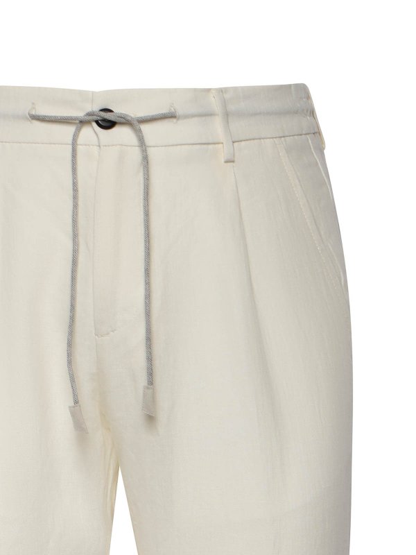 The Best Shops ELEVENTY: casual trousers - Linen Pants