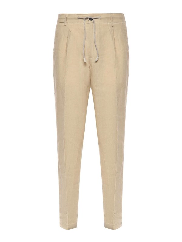 ELEVENTY: casual trousers - Linen Pants