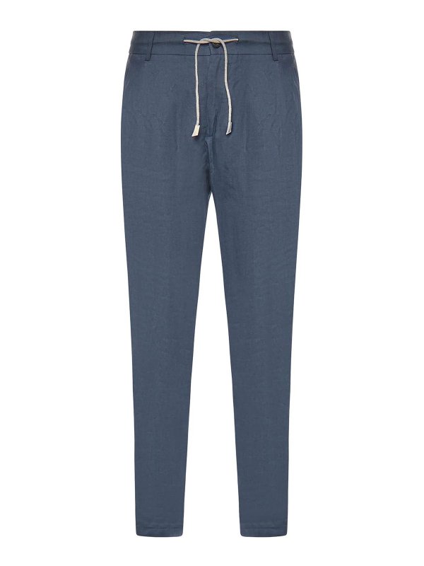 ELEVENTY: casual trousers - Linen Pants