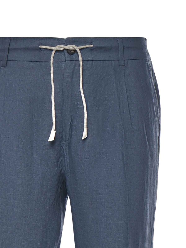 The Best Shops ELEVENTY: casual trousers - Linen Pants