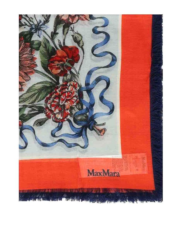 Max Mara: Bufandas y pañuelos - Bufanda - Rojo Claro
