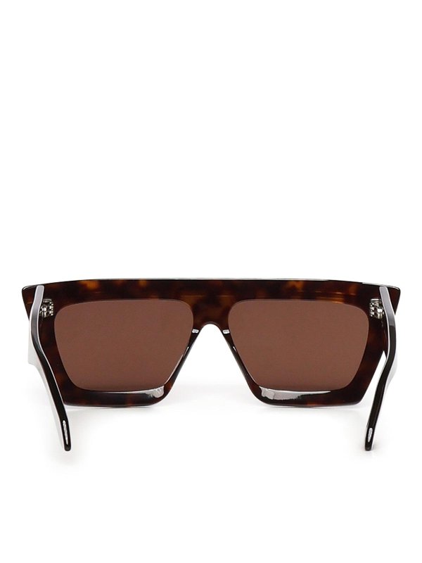 Alaïa: sunglasses online - Rectangular Acetate Sunglasses