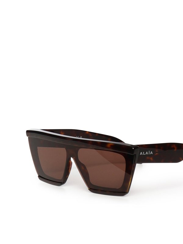 The Best Shops Alaïa: sunglasses - Rectangular Acetate Sunglasses