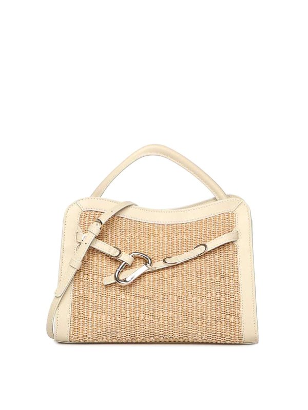 FRANCESCO BIASIA: クラッチバッグ - クラッチバッグ - ベージュ