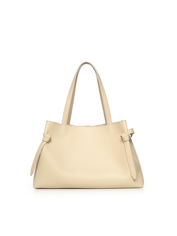 YUZEFI: Handtaschen online - Shopper - Beige
