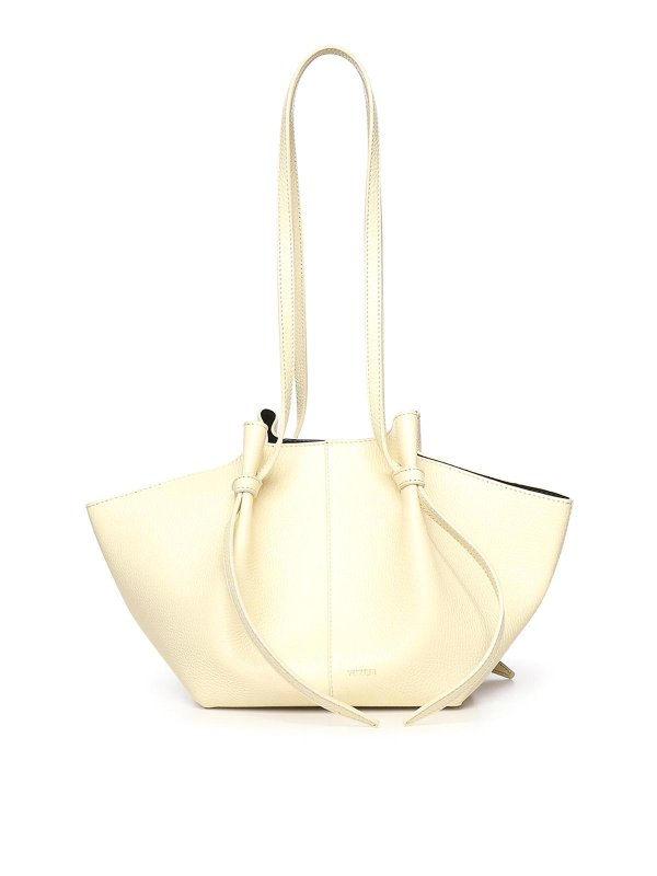 YUZEFI: Handtaschen - Shopper - Creme