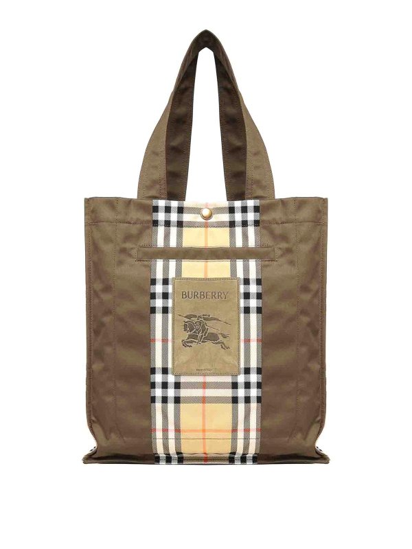 BURBERRY: Handtaschen - Shopper - Beige