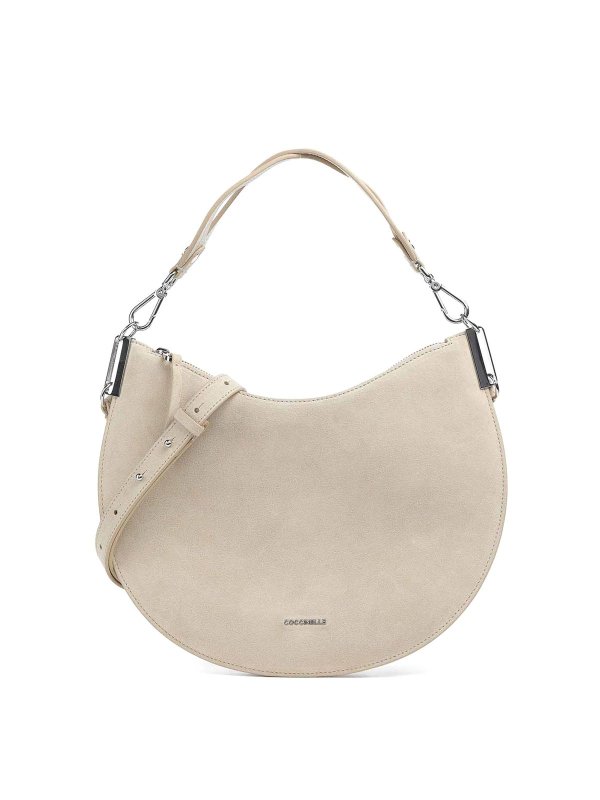 COCCINELLE: shoulder bags - Sunup Medium Suede Bag