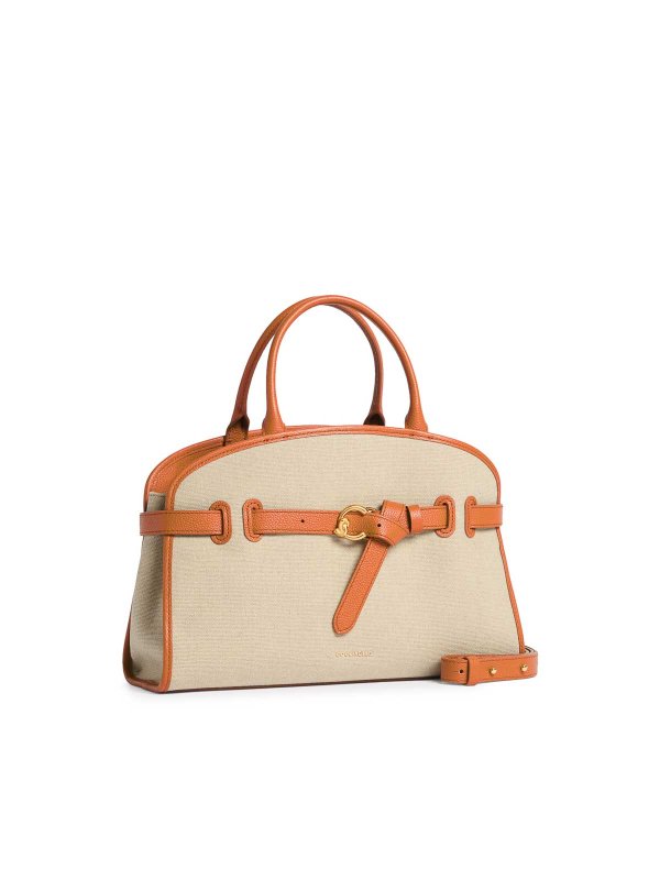 トートバッグ - ベージュ shop online: COCCINELLE
