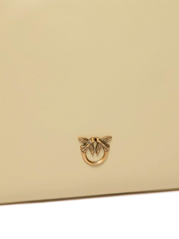 Pinko: Schultertaschen online - Schultertasche - Creme