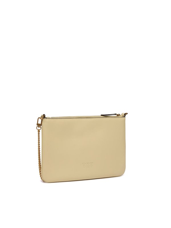 The Best Shops Pinko: Schultertaschen - Schultertasche - Creme