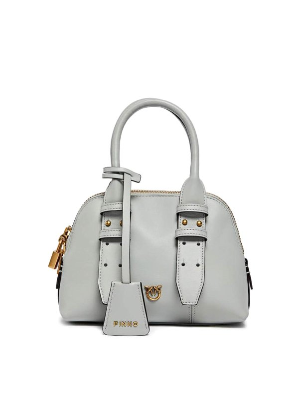 Pinko: Handtaschen - Shopper - Grau