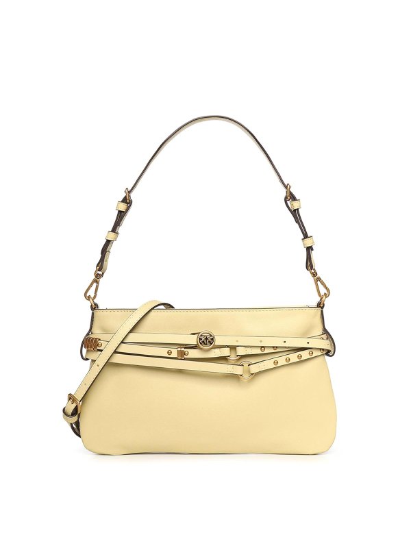 Pinko: Bauchtaschen - Bauchtasche - Creme