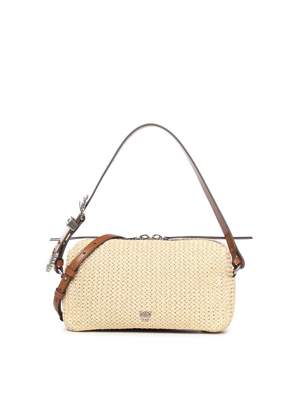 Pinko: ショルダーバッグ - ショルダーバッグ - ベージュ