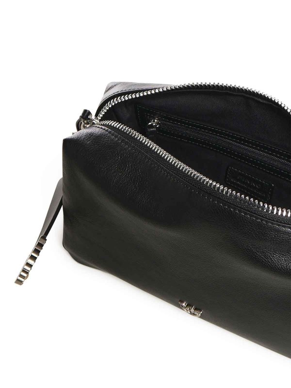 The Best Shops Pinko: cross body bags - Leather Trittico Bag