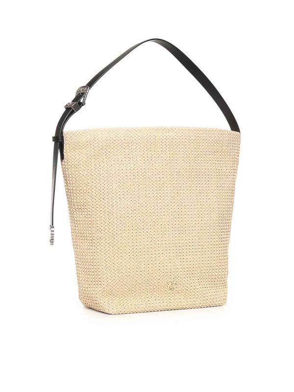 バケットバッグ - ベージュ shop online: Pinko