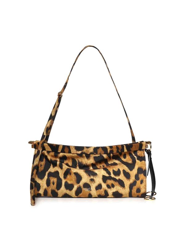 Alaïa: Schultertaschen - Schultertasche - Camel