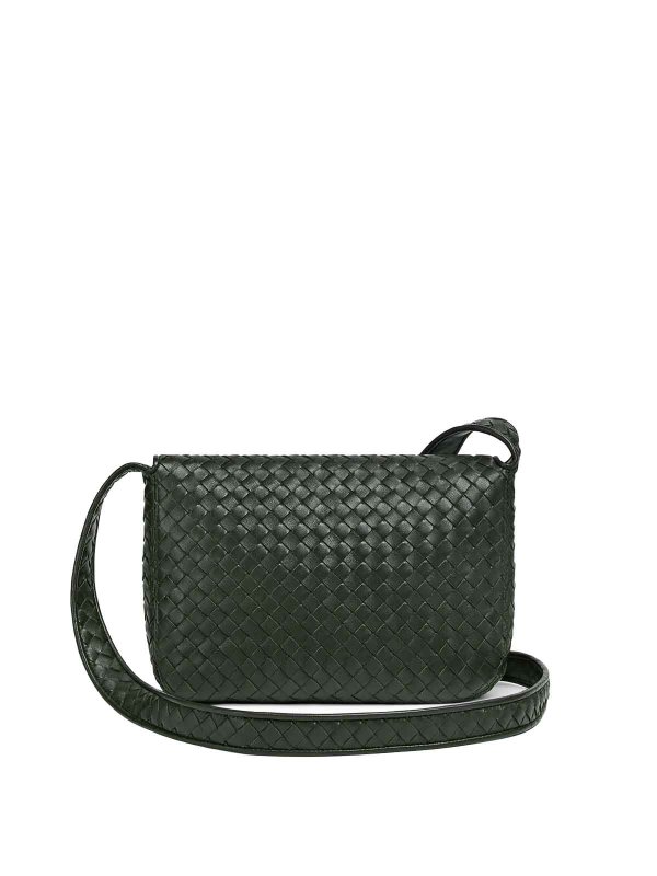 BOTTEGA VENETA: クロスボディバッグ online - クロスボディバッグ - ダークグリーン