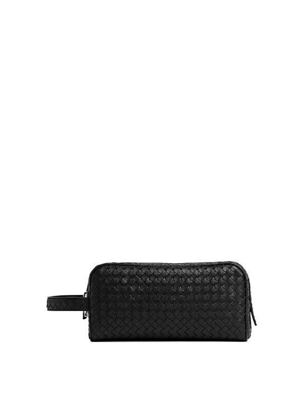 BOTTEGA VENETA: クラッチバッグ - クラッチバッグ - 黒