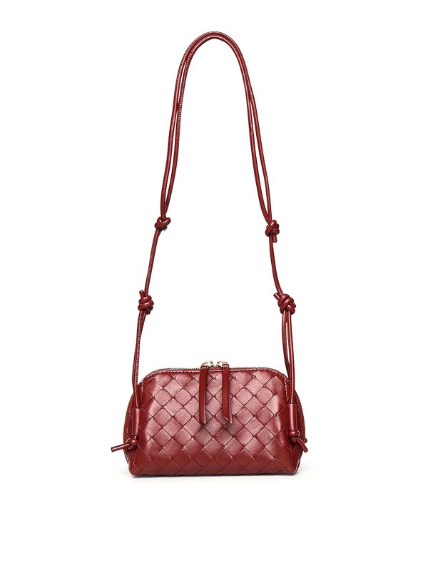 BOTTEGA VENETA: クラッチバッグ - クラッチバッグ - 赤
