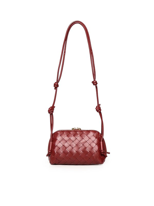 BOTTEGA VENETA: クラッチバッグ online - クラッチバッグ - 赤