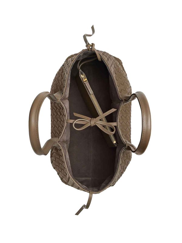 トートバッグ - ベージュ shop online: BOTTEGA VENETA