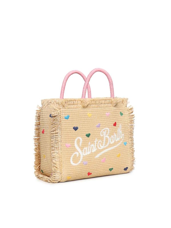 トートバッグ - ベージュ shop online: MC2 SAINT BARTH