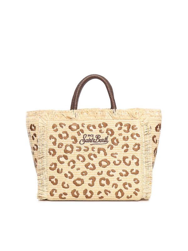 MC2 SAINT BARTH: Handtaschen online - Shopper - Beige