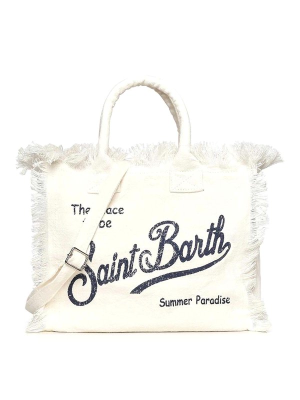MC2 SAINT BARTH: Handtaschen - Shopper - Hellbeige