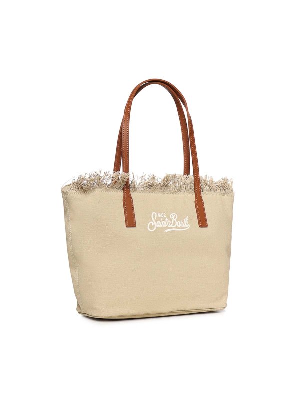 クロスボディバッグ - ベージュ shop online: MC2 SAINT BARTH