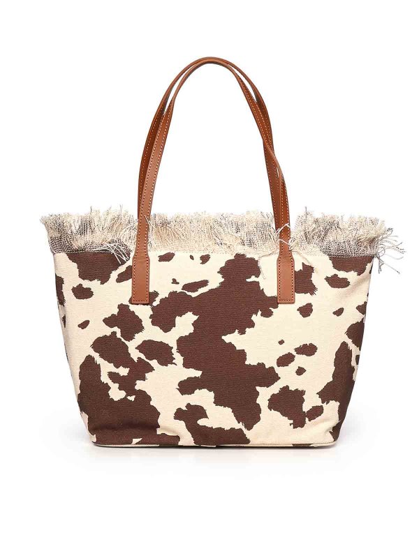 MC2 SAINT BARTH: Handtaschen online - Shopper - Beige