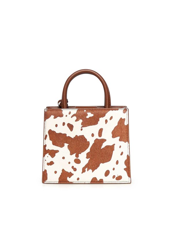 MC2 SAINT BARTH: Handtaschen online - Shopper - Creme