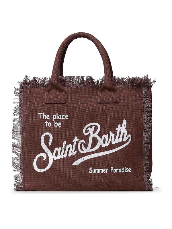 MC2 SAINT BARTH: トートバッグ - トートバッグ - ブラウン