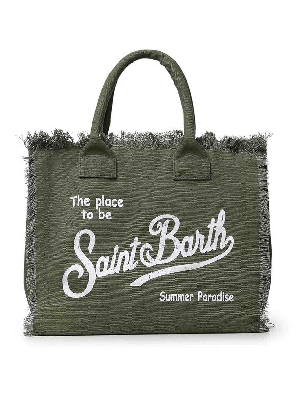MC2 SAINT BARTH: トートバッグ - トートバッグ - ダークグリーン