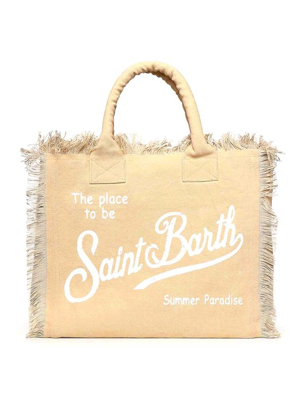 MC2 SAINT BARTH: トートバッグ - トートバッグ - ベージュ