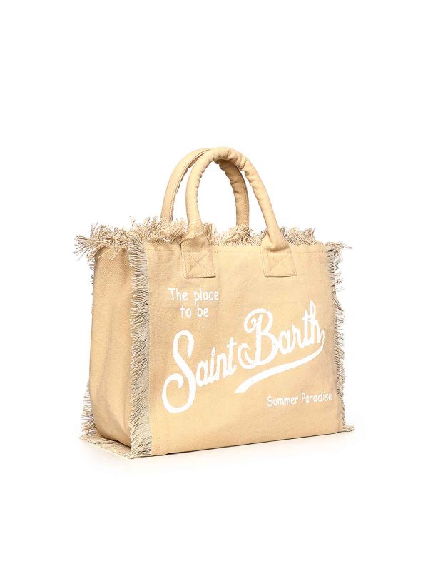 トートバッグ - ベージュ shop online: MC2 SAINT BARTH