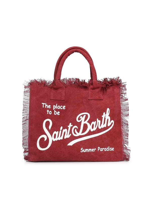 MC2 SAINT BARTH: Handtaschen online - Shopper - Dunkelrot