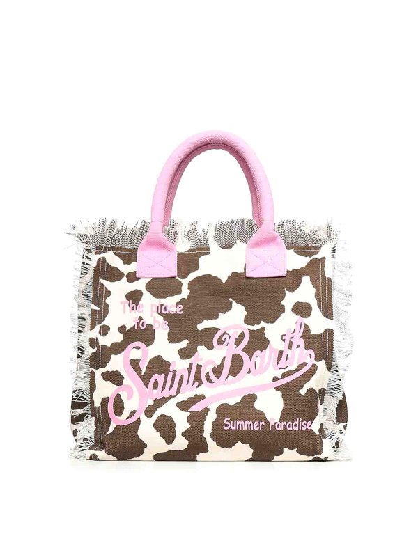 MC2 SAINT BARTH: Handtaschen - Shopper - Nude
