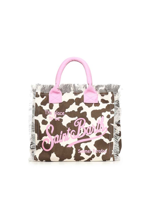 MC2 SAINT BARTH: Handtaschen online - Shopper - Nude